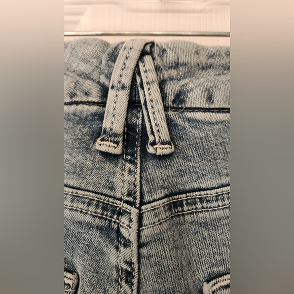 Good American Good Waist Skinny High Rise Blue Jeans Tummy Tech Size 2 /26 - Picture 15 of 16